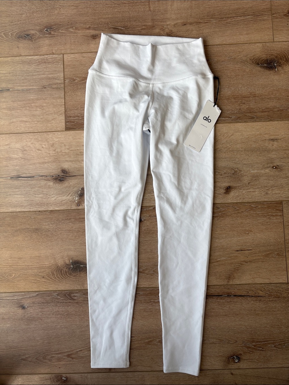 ALO Yoga White High-Rise Leggings